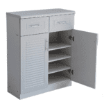 SBF 2 Door Wooden Shoe Rack, Shoe Cabinet & Shoe Organizer China Made Size (L X W X H) 80 x 34 x 100 cm